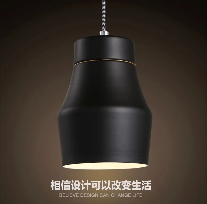 

Modern minimalist style of Nordic white small head table personality LED bar restaurant lights line study Chandelier
