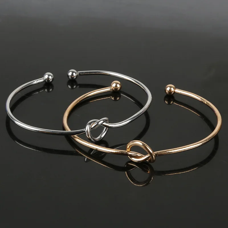 2019 New Arrival Adjustable Expandable Iron Bangles for Women Gold/Rhodium Plated Round Love Bracelet Jewelry joyeria mujer | Украшения и