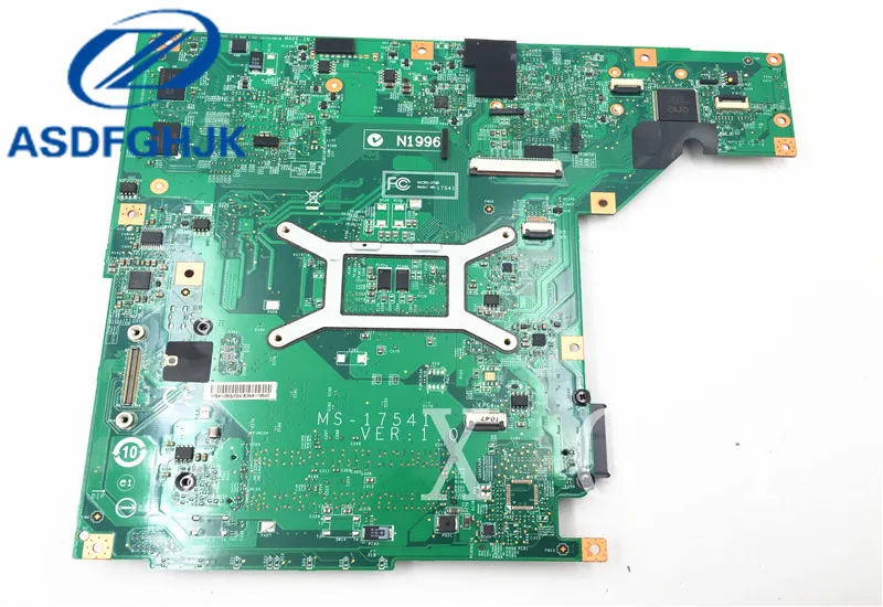 Материнская плата для ноутбука MS 17541 msi FX720 материнская 1754 DDR3 неинтегрированная 100%