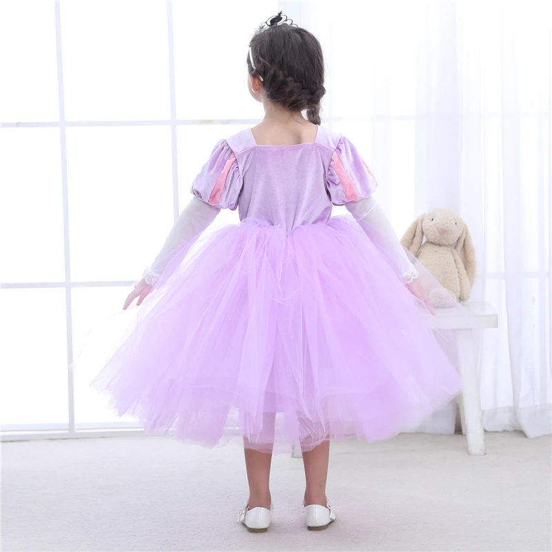 ABGMEDR 2018 Tangled Dress Girls Princess Dresses Children Clothing Costume Rapunzel Kids Holiday Party Clothes | Детская одежда и
