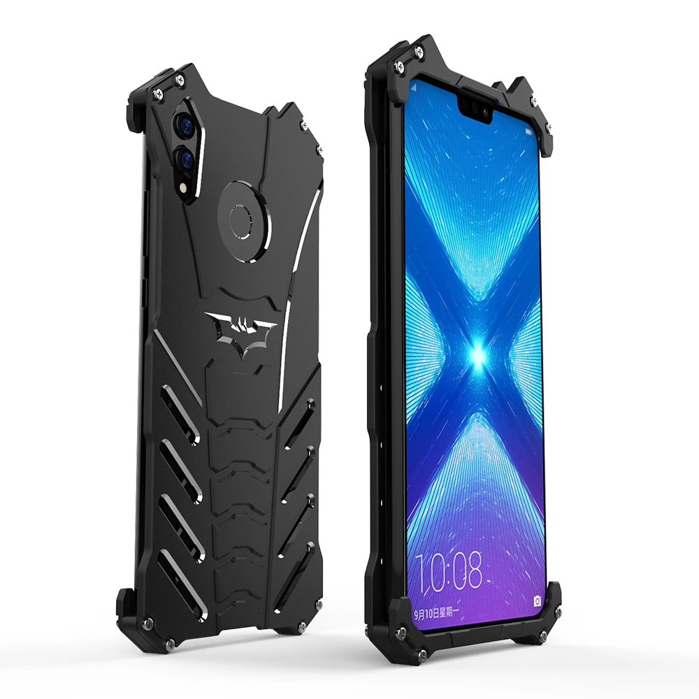 R-Just Metal Aluminum Case For HUAWEI Honor 10 8X V9 Play Batman Protect Skeleton Shell Nova 3i 3e 2s 2 Plus Cover | Мобильные