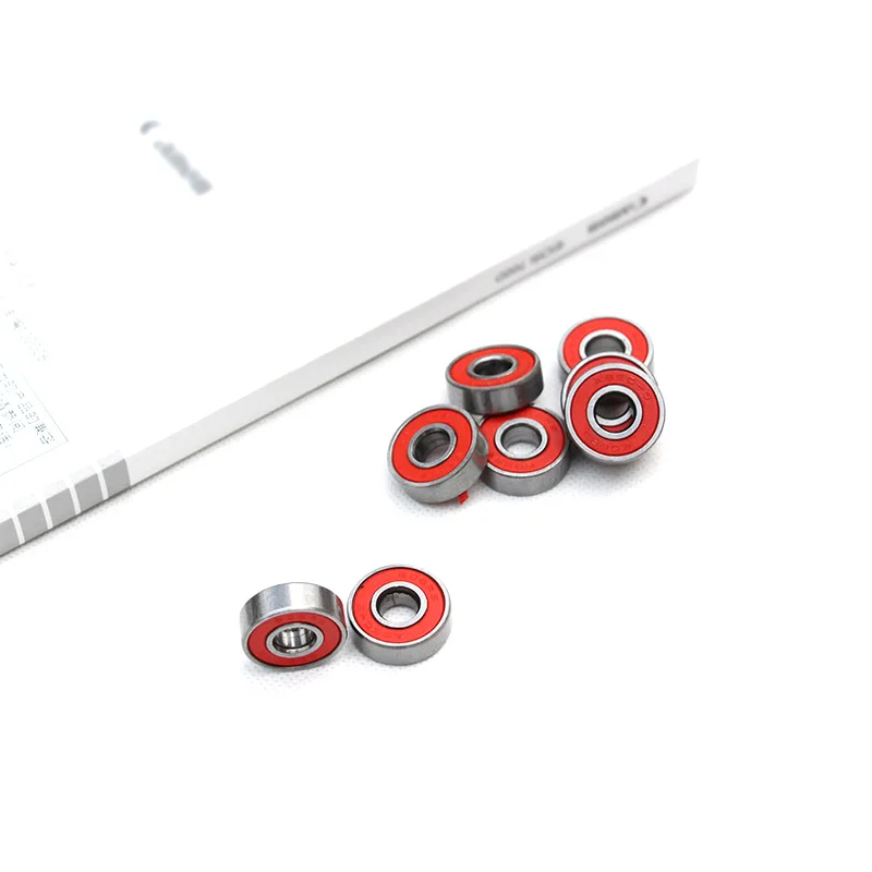 Лидер продаж стильный красный подшипник для скейтборда 608 фотоподшипник скутера