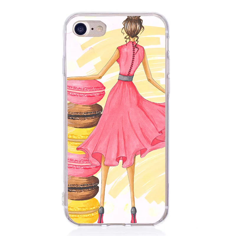 Silicone Case For iPhone 7 Plus 8 X 10 Donuts Macaron Cover 6 6s 5 5S SE Soft Capa ipone s Capinha |