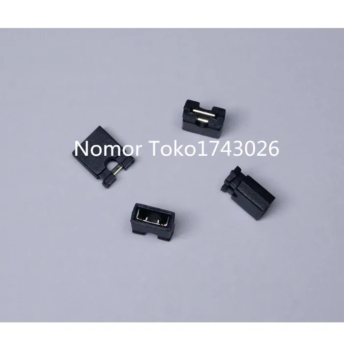 Бесплатная доставка 100 шт./лот 2 54 мм перемычка крышка Pirau sirkuit pendek компьютера