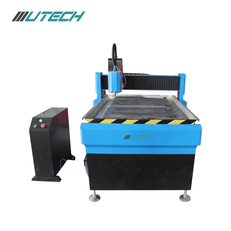 UTECH мини Тип 3 оси с резервуаром для воды металла резки cnc маршрутизатор машина