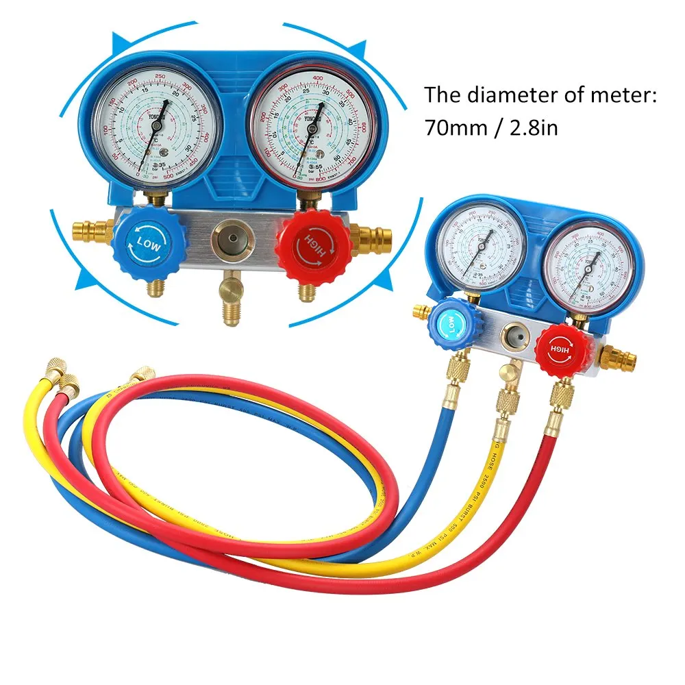 Автомобильный измеритель давления с двойным клапаном прибор для диагностики и