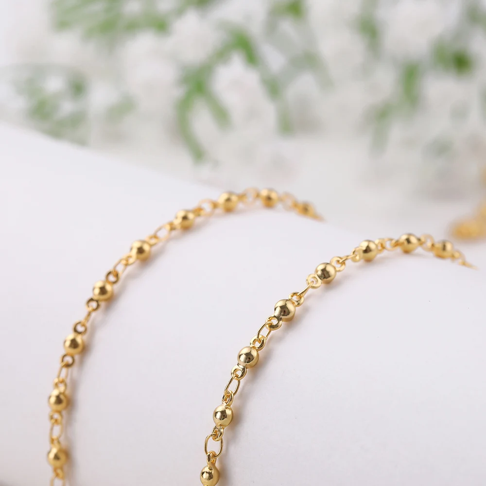 Teamer 78cm Handmade Beaded Metal Glasses Chain Women Men Fashion Eyewear Cord Holder Neck Sunglasses Strap | Аксессуары для