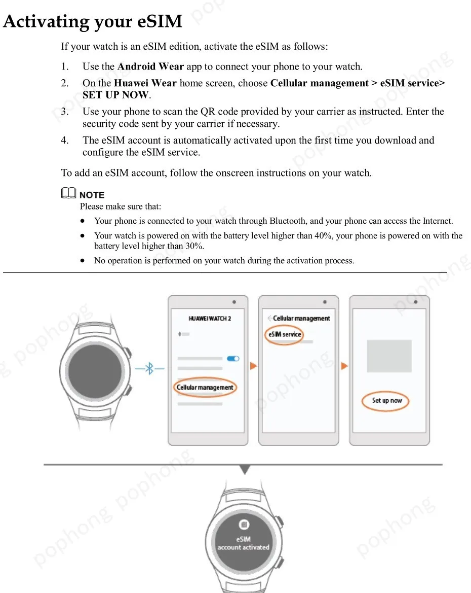 Оригинальные часы huawei 2 sport smartwach huawei watch 2 bluetooth Android iOS IP68 Водонепроницаемые NFC gps(sim 4G lte опционально