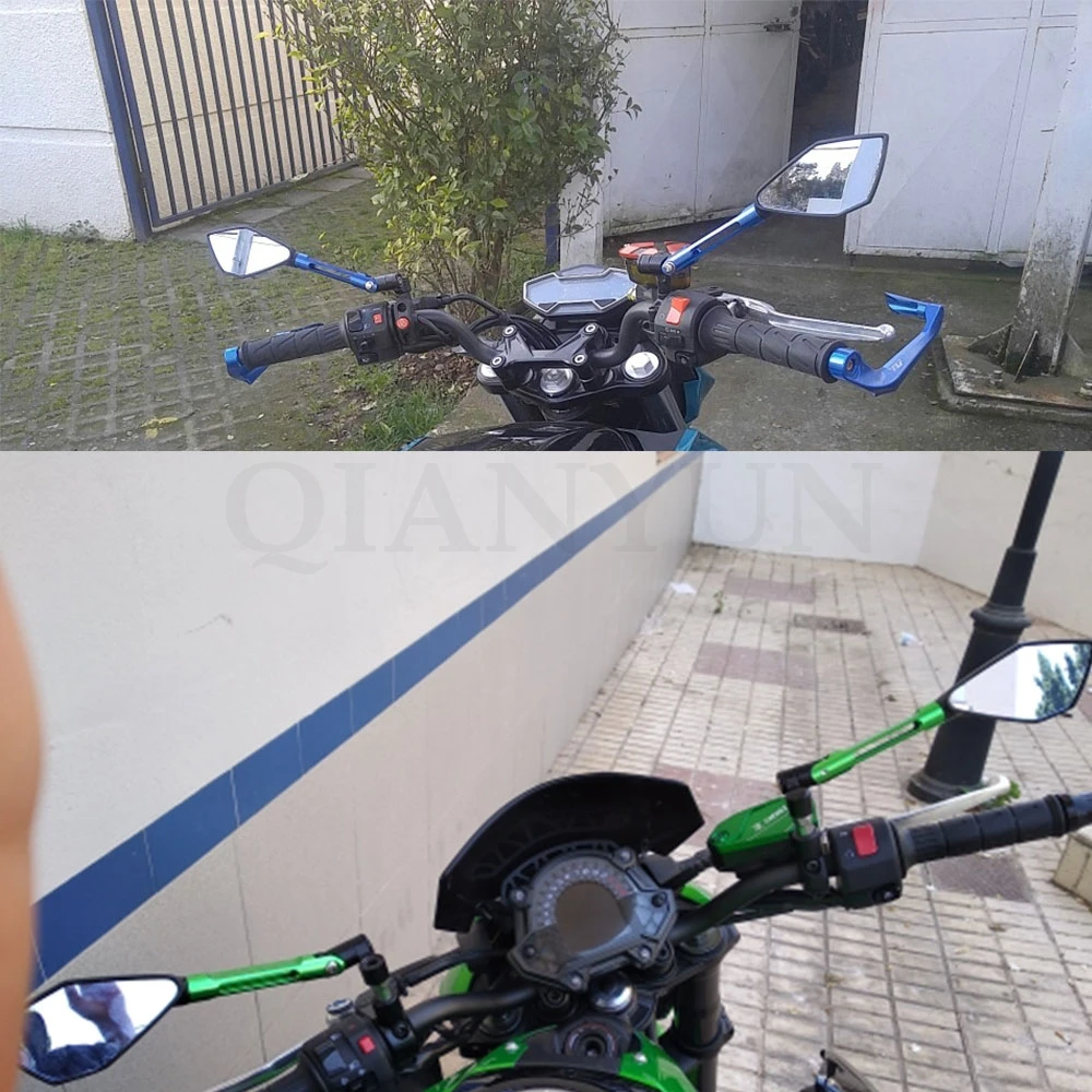 

Universal Motorcycle Mirrors motorbike CNC Rearview side Mirror Aluminum For Ducati MONSTER M400 M600 M750 ST2 ST4