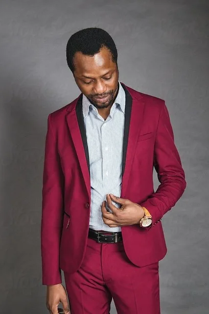 Мужской темно-красный смокинг жениха на заказ мужские костюмы для свадебной