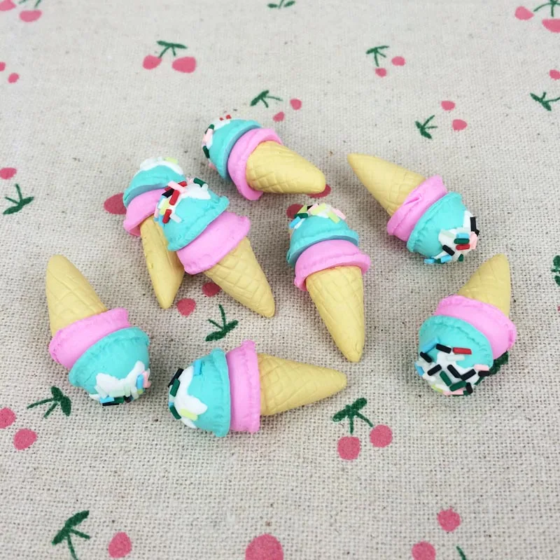 10 шт. смешанных цветов DIY Kawaii глина ручной работы Декор миниатюрный Искусственный