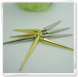 Пришивная фурнитура для подвесок с заклепками в форме пули акриловые бусины