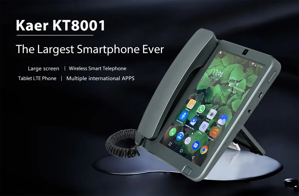 Умный беспроводной стационарный телефон с sim-картой, видеотелефон, универсальный мобильный телефон для пожилых людей с Wi-Fi