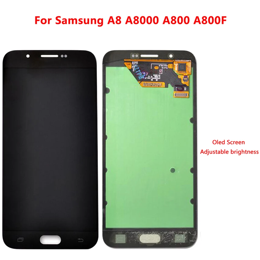 100% протестированный AMOLED ЖК дисплей для Samsung Galaxy A8 A800 A8000 A800F телефонные дисплеи