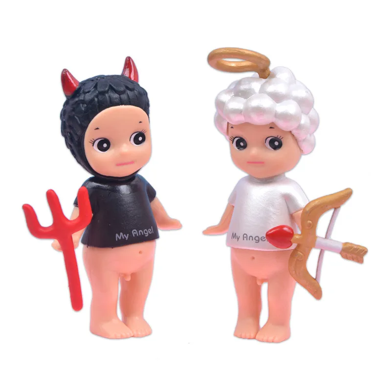 Angel Devil украшает игрушки мультяшного персонажа куклы единорога для девочек и