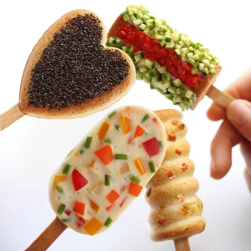 Силиконовая форма для мороженого 4 отделения|Другие инструменты мороженого| |