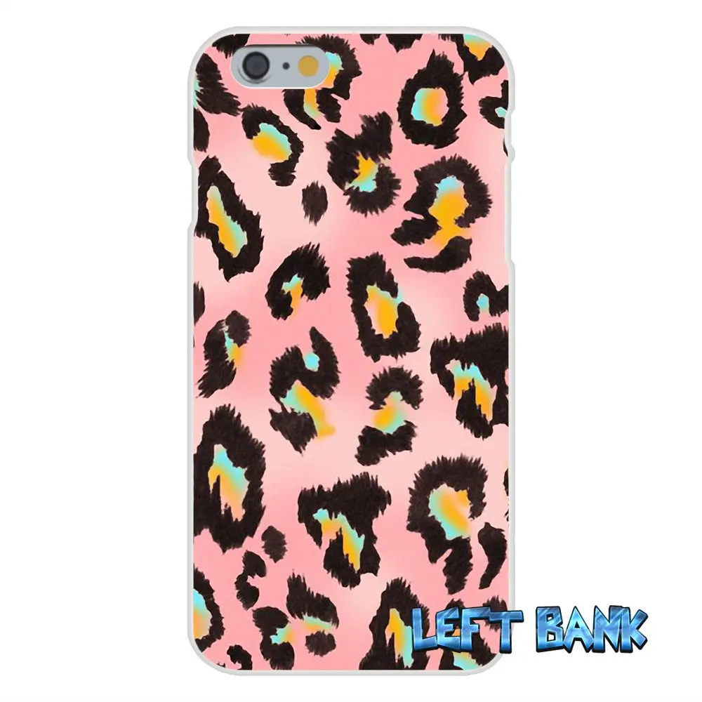 Для iPhone X XR XS MAX 4 4S 5 5S 5C SE 6 S 7 8 Plus Gold желтый пастельный Leopard Мягкий силиконовый