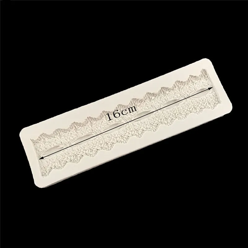 Кружевная жемчужная силиконовая форма для печенья декоративная кухонная