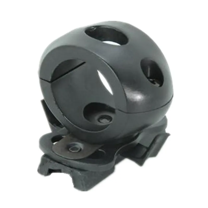 

tactical helmet parts accessory Single Clamp mount for 25mm 1' flashlight Plastic glial Black DE FG
