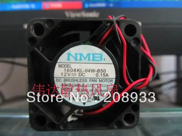 Для Minebea NMB 4020 1608KL 04W B50 12V 0.15A DC|nmb|minebea4020 12v |