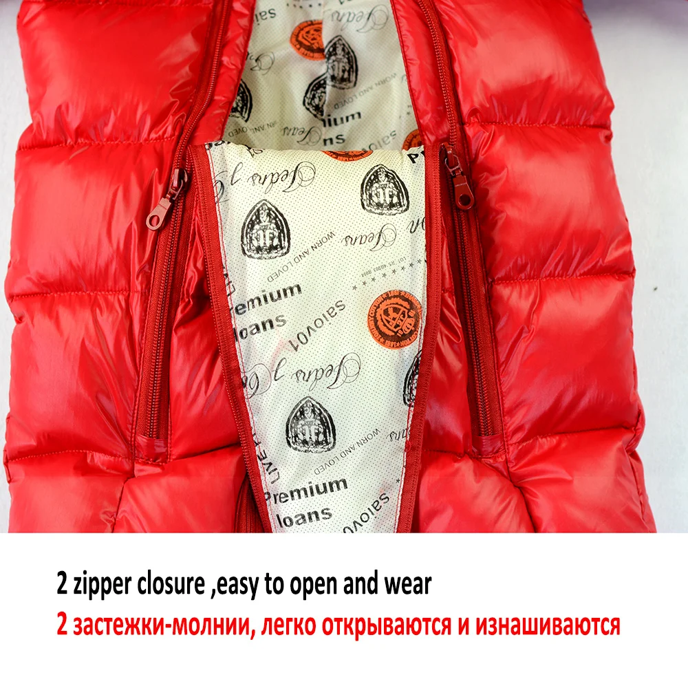 Милые детские пальто и куртки с капюшоном на утином пуху комбинезон детская