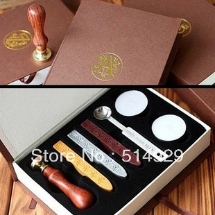 Набор для сургучной печати ложка воска 26 букв | Дом и сад