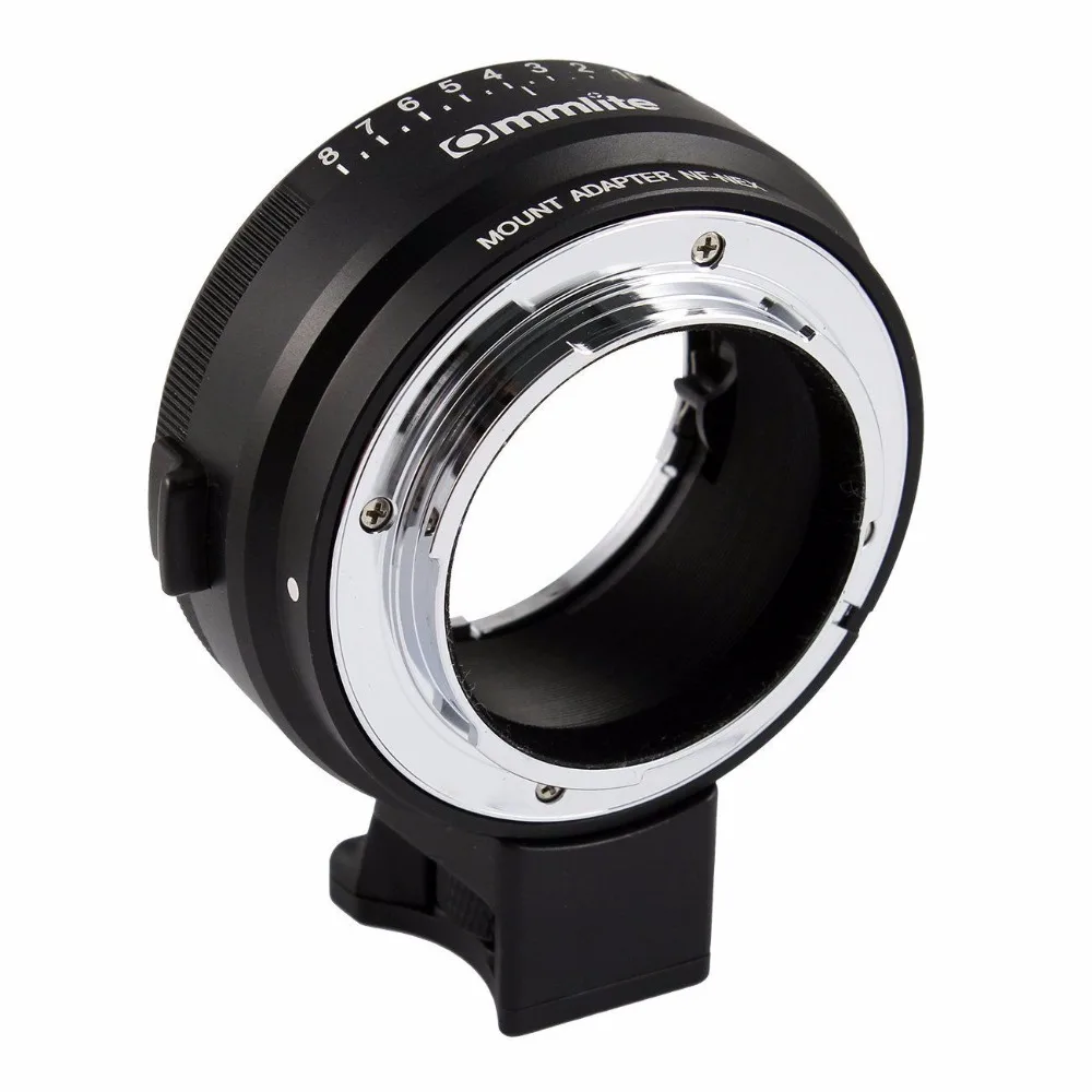 Адаптер для крепления объектива Commlite с циферблатом диафрагмы Nikon F AF S G камеры Sony E