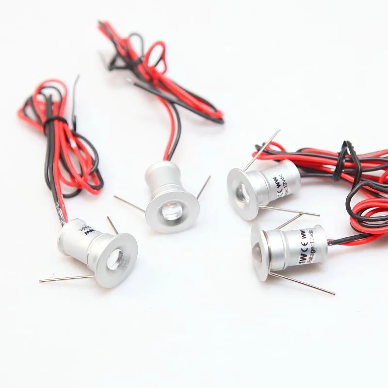 9 шт./лот DC12V 1 Вт светодиодный мини-светильник Bridgelux чип водонепроницаемый IP65