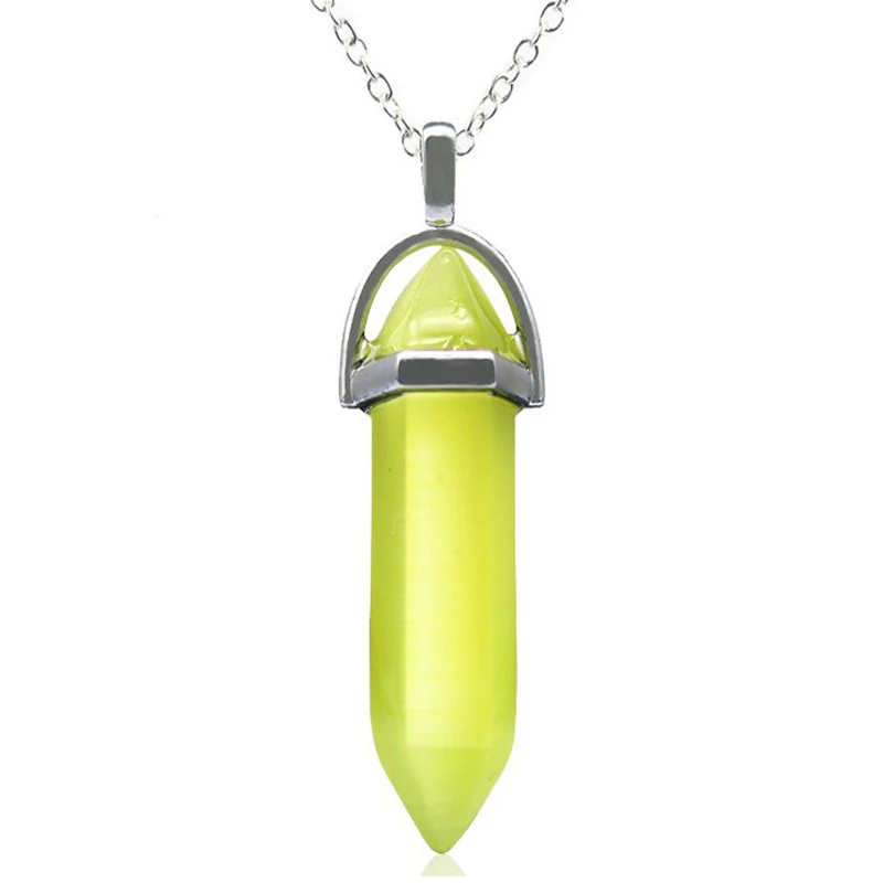 Женское и мужское ожерелье с подвеской в виде шестиугольной колонны FUNIQUE