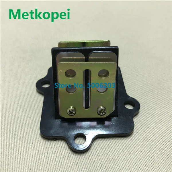 intake reed valve Герконовый клапан впускного коллектора для Minarelli 1E40QMB JOG50 3KJ 4JP 4YJ 3WF VENTO Triton Keeway Focus F-act RY8 Matrix 50 Hussar - Цвет: intake reed valve