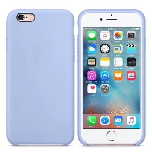 Lilac Роскошный силиконовый чехол для iphone 6, 7, 8 plus, X, чехол карамельного цвета для iphone Xs max, Xr, чехол для телефона, без логотипа, приятный на ощупь - Цвет: Lilac