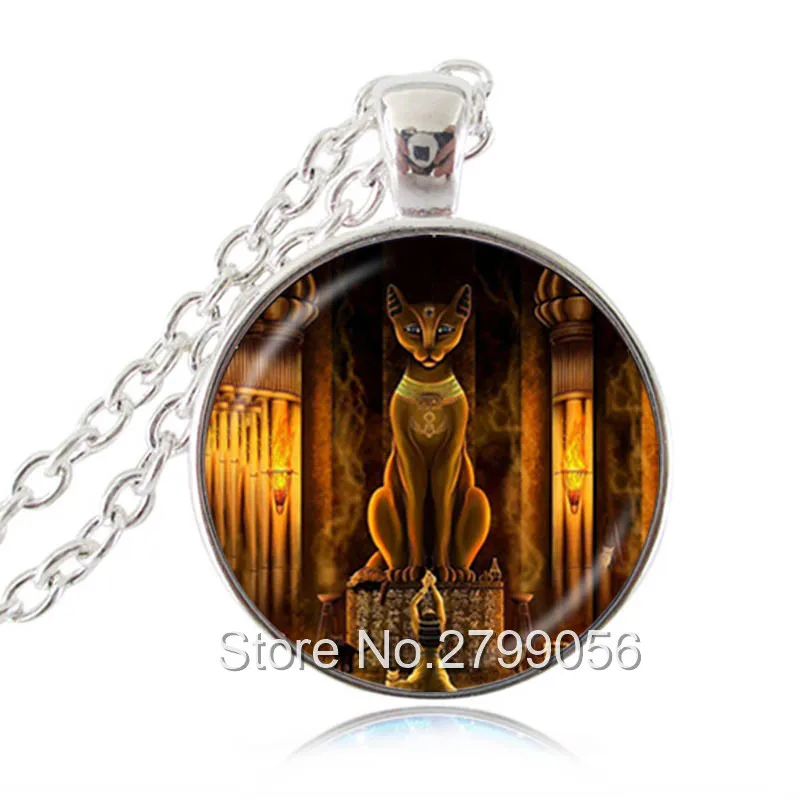 Древний египетский кот Богиня кулон статуя Египетский Властелин Кулон ручной