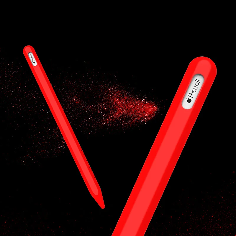 Силиконовый чехол Liboer для Apple Pencil 2 го поколения защитный держатель карманные