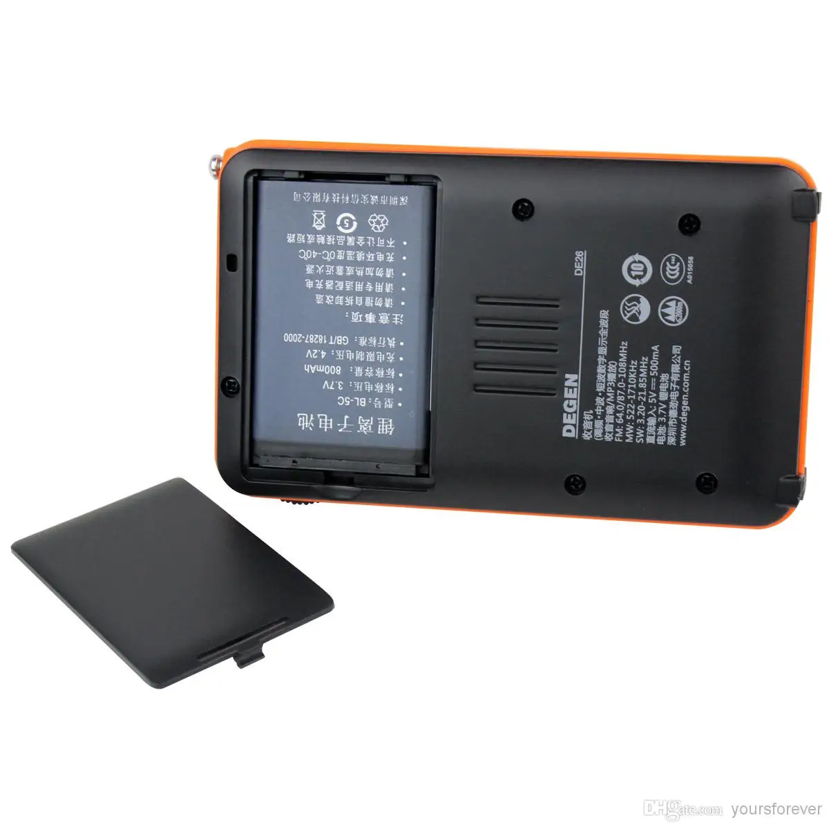 Новая FM стерео цифровая аудио MP3 карта полный диапазон радио Радио Degen DE26 Y4105A