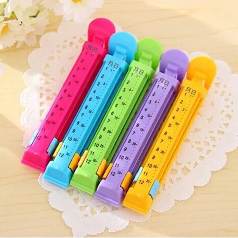 5 шт./лот портативные новые кухонные зажимы для упаковки закусок пластиковый