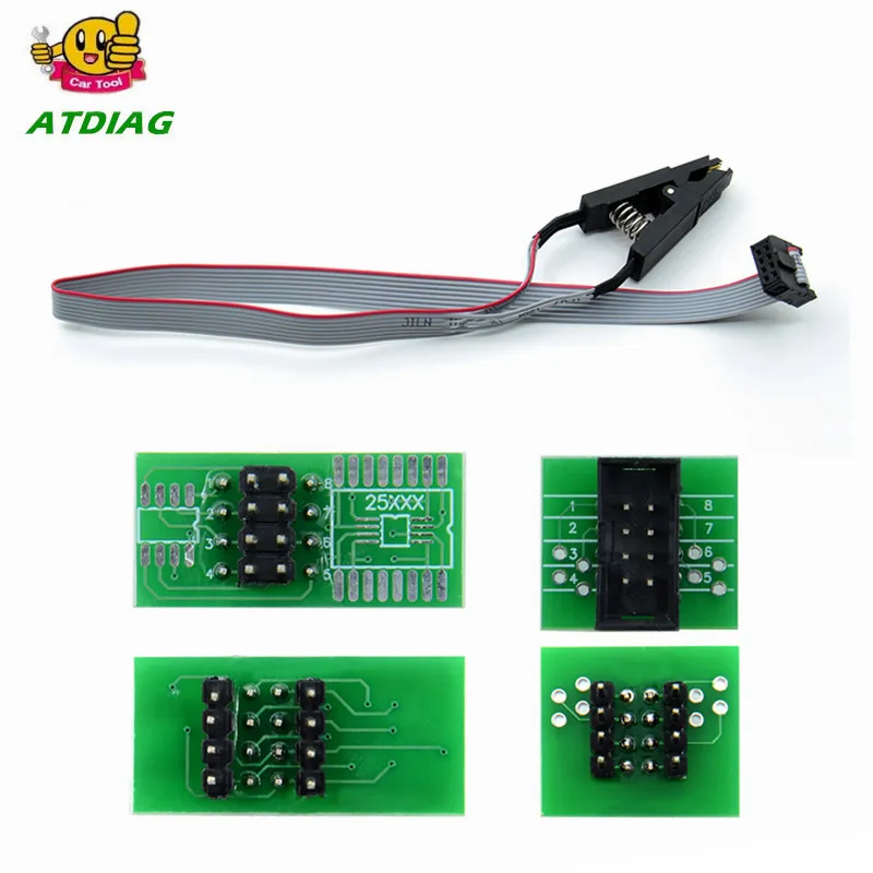 

Зажим для программатора EEPROM 93CXX / 25CXX / 24CXX + CH341A 24 25