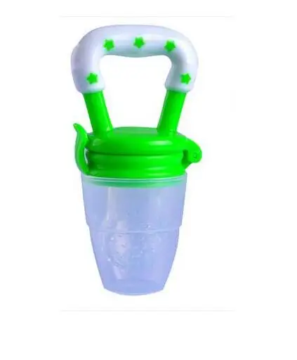 Green L Fruta emzik Baby Соска для кормления nibbler chupeta alimentadora Ниблер для кормления силиконовая кормушка Кормление фруктового сока chupeta para - Цвет: Green L