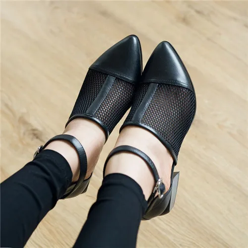 Элегантные ретро сандалии PXELENA 2017 женские сетчатые кожаные гладиаторы в римском