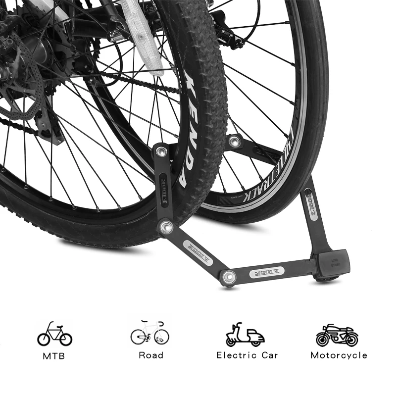 Прочный складной замок ETOOK для велосипеда электрического мотоцикла MTB горного