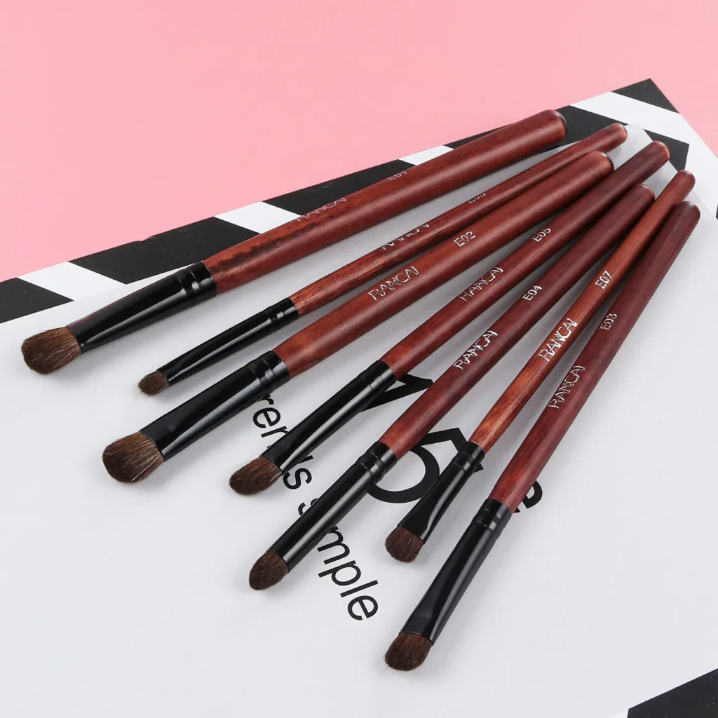 MAG Pro, 7 шт., кисти для макияжа, основа для макияжа, косметические кисти для бровей, теней для век, инструменты для макияжа, набор кистей для макияжа L510