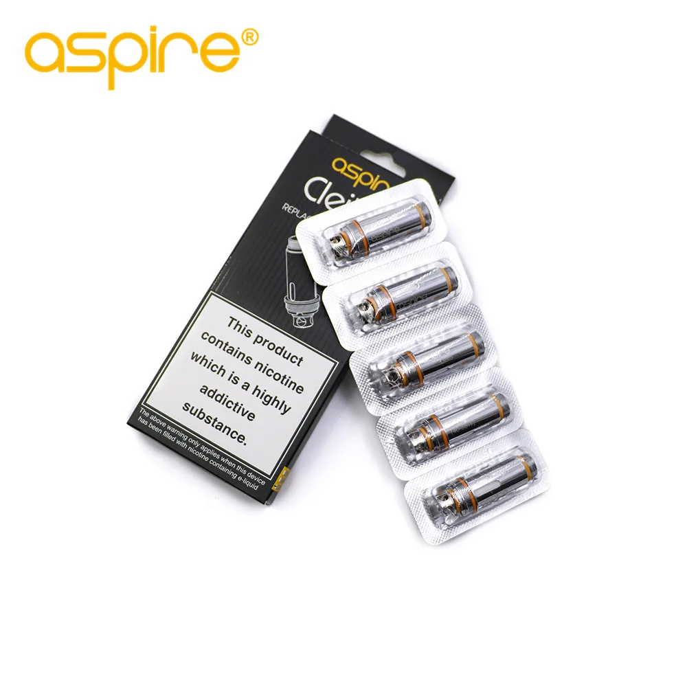 10 шт./лот оригинальная катушка Aspire Cleito двойная Clapton для бака cleito sub ohm 0.2ohm 0.4ohm 0.27ohm