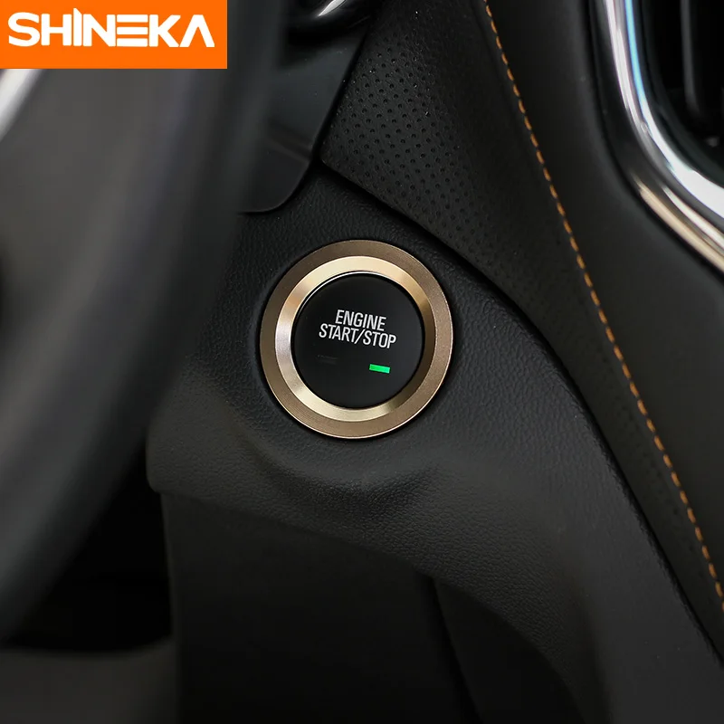 Автомобильные аксессуары SHINEKA кнопка запуска и остановки двигателя декоративная