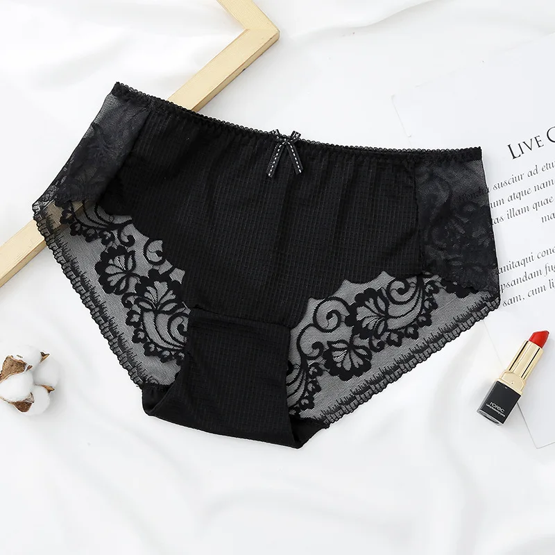 Женские трусики с бантиком 2 предмета 2019 удобные трусы однотонные сексуальные