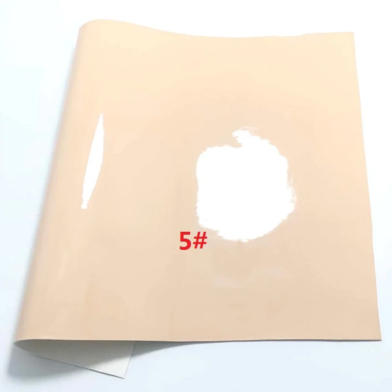 5 1 шт. А4 Размер 21X29 см Алиса блеск Cuero Sintetico лакированная кожа DIY аксессуары для волос ремесло кожа для DIY G17 - Цвет: 5