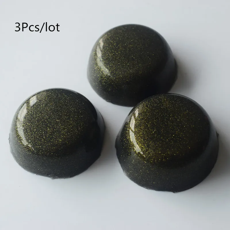 3Pcs Black-Gold head Радужный силиконовый штамп для ногтей со скребком черный зеленый золотой цветной ручкой звездное небо стиль ногтей штамп маникюрные инструменты - Цвет: 3Pcs Black-Gold head