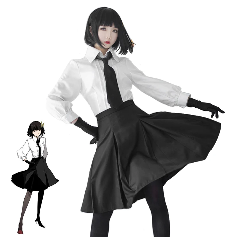 Новое поступление Аниме Bungou бродячие собаки женские маскарадные костюмы Akiko Yosano