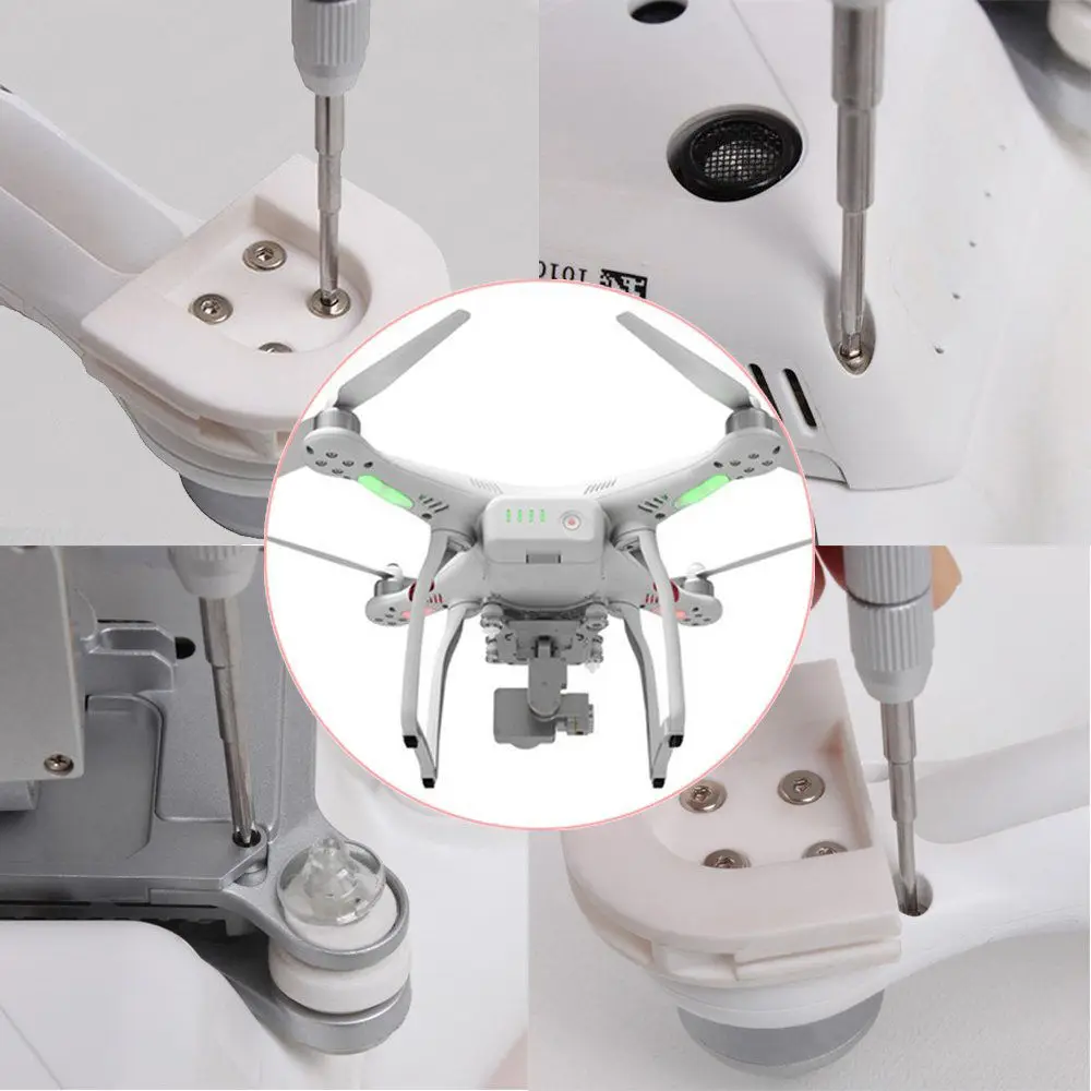 Tomlov 12 шт. Drone Отвёртки ремонт Инструменты комплект отвертка точность для RC DJI Phantom