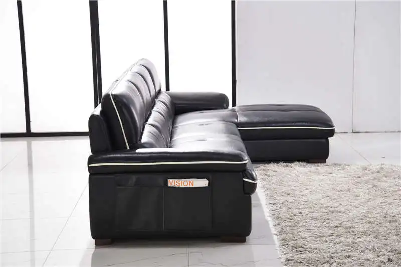 Цена по прейскуранту завода L форма кожаный диван-кровать гостиная диван набор |