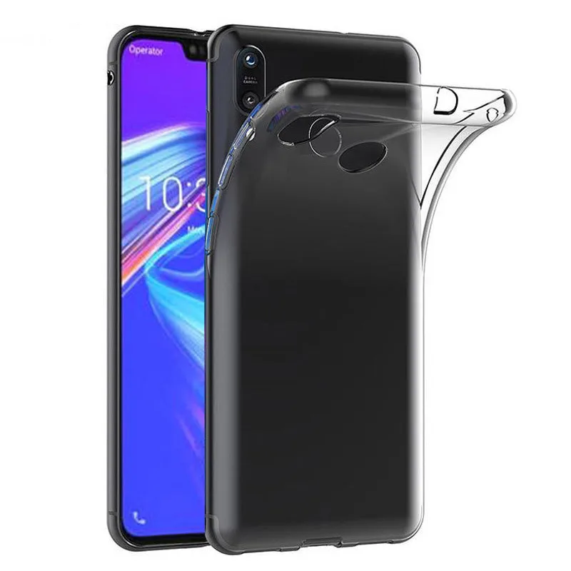 Для Asus Zenfone Max Pro M2 ZB631KL чехол Мягкая силиконовая задняя накладка из ТПУ для
