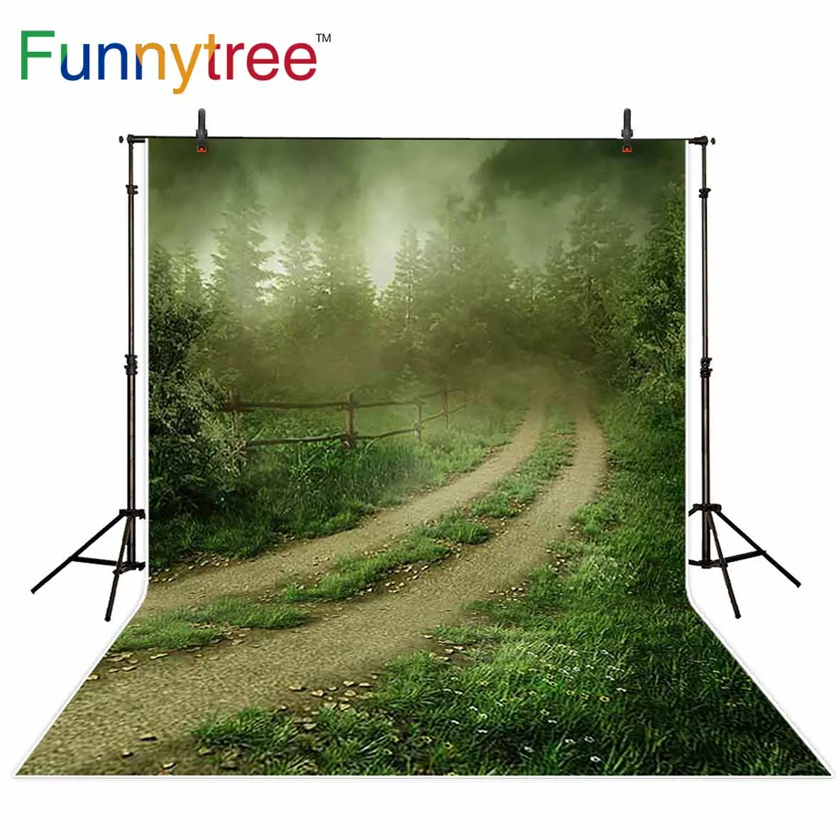 Фоны Funnytree для Студийный фон фотосъемки лес трава Магия природы дерева